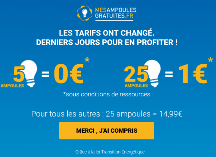 Packs D Ampoules LED 100 Gratuites Mesampoulesgratuites Fr