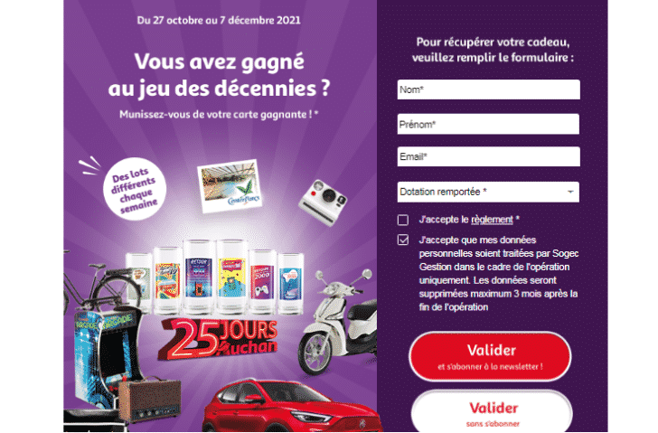 Jeu Jours Auchan Carte Gratter Sur Jeu Auchan Fr Des Milliers De