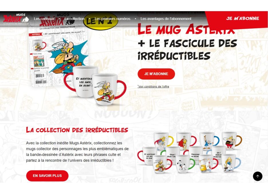 Mugs Ast Rix Hachette Sur Hachette Collections La Collection Des