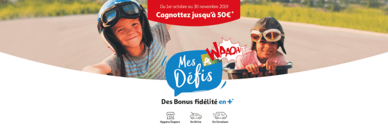 Participez aux Defis Waaoh Auchan