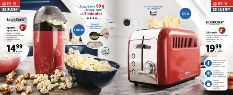 acheter la machine a pop corn Lidl