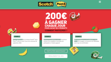 participez au Jeu Rentree Gagnante Scotch & Post-It sur www.rentreegagnante.fr