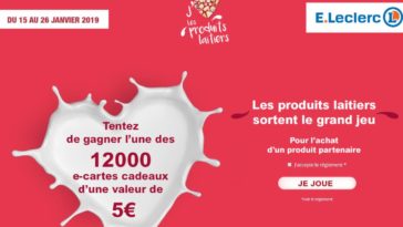 www.produitslaitiers.jeu.leclerc - jeu Leclerc produits laitiers