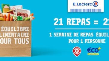 www 21 repas leclerc : 21 repas leclerc pour 21 €