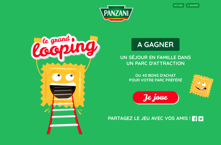 Jeu Panzani Le Grand Looping sur legrandlooping.fr