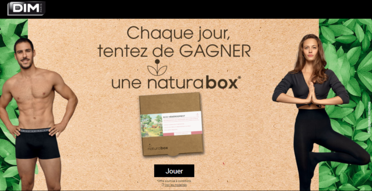 Grand Jeu Dim NaturaBox sur dim-naturabox.fr