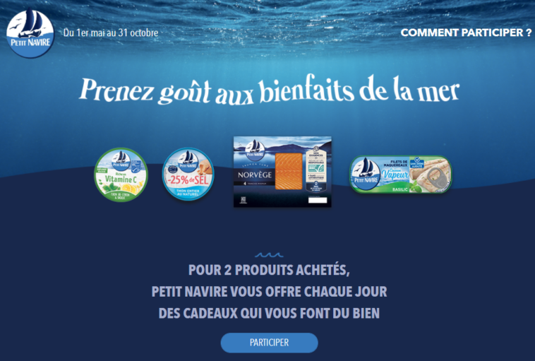 eu Petit Navire Prenez goût aux bienfaits de la mer sur bienfaitsdelamer.petitnavire.fr