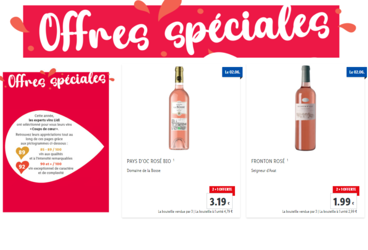 foire au vin Rosé LIDL 2021