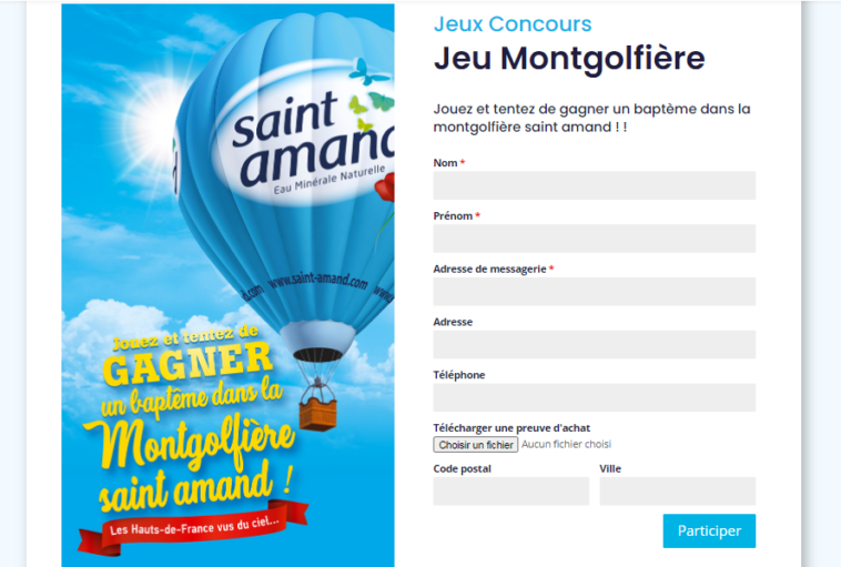 Jeu Saint-Amand Montgolfière sur saint-amand.com