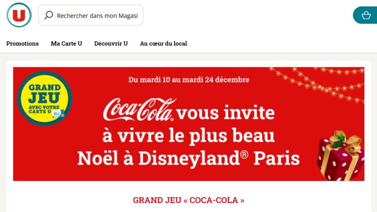 Grand Jeu Coca-Cola Magasins U