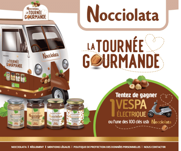 Grand Jeu La Tournée Gourmande Nocciolata sur latourneegourmandenocciolata.fr