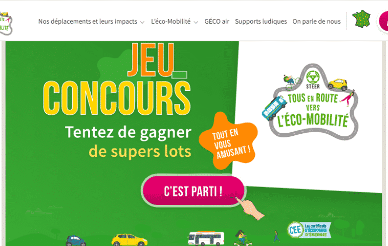 Jeu Concours Steer sur steer-ecomobilite.fr