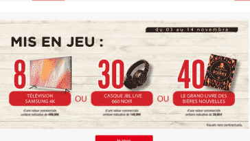 Jeu Intermarché Novembre sur grandjeu.intermarche.com