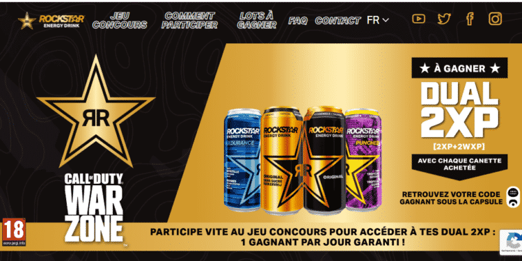 Jeu Rockstar Call of Duty Vanguard sur rockstarforthewin.com