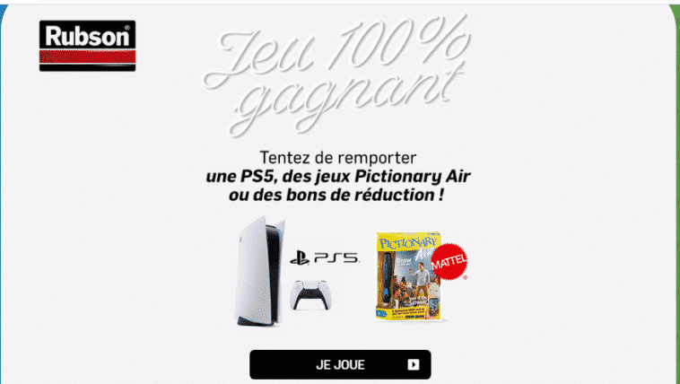 Jeu Rubson Gamme Light sur jeu-rubson.com