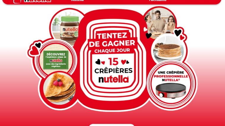 Jeu Chandeleur Nutella 2026