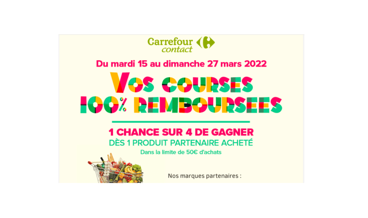 Jeu Carrefour sur mon-jeu.fr/carrefour