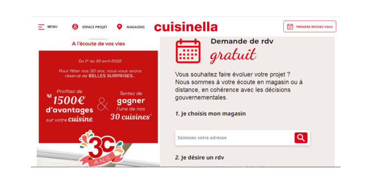 Jeu Anniversaire Cuisinella sur ma.cuisinella
