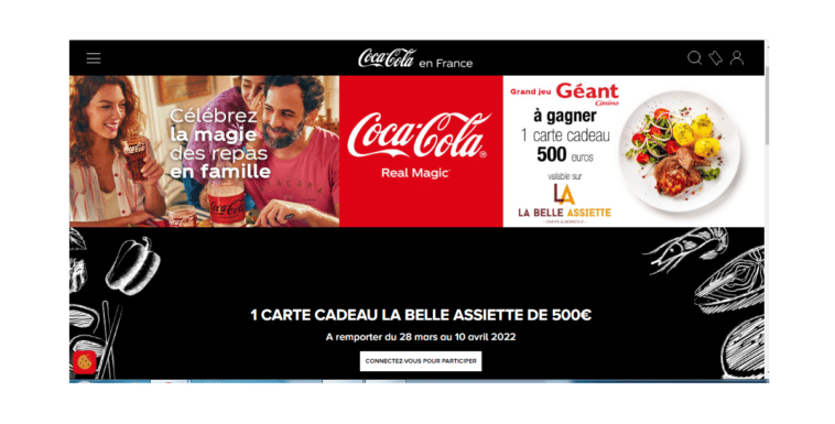 Jeu Coca-Cola Club Géant Casino sur club.coca-cola-france.fr