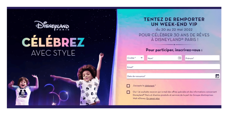 Jeu Kiabi Disneyland Célébrez avec style sur kiabi.com