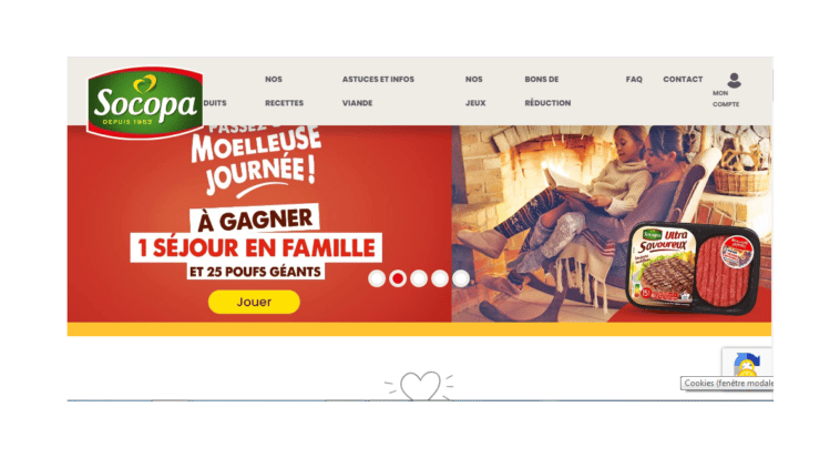 Jeu Socopa Moelleuse Journée sur socopa.fr