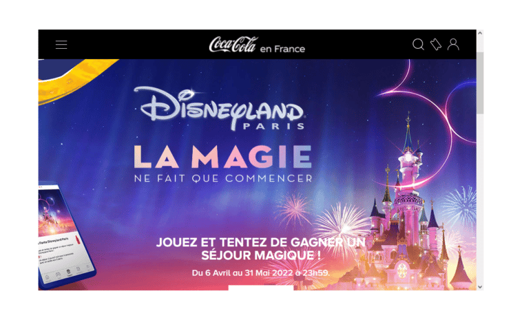 jeu Fanta Disneyland Paris sur club.coca-cola-france.fr