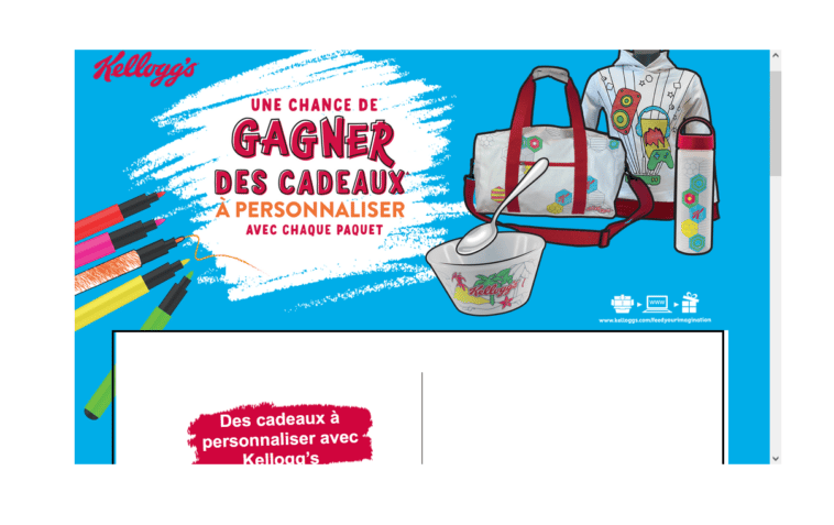 jeu Kellogg's feed your imagination sur feedyourimagination.kelloggs.com