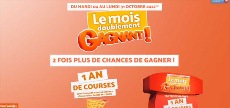 jeu mois doublement gagnant Netto