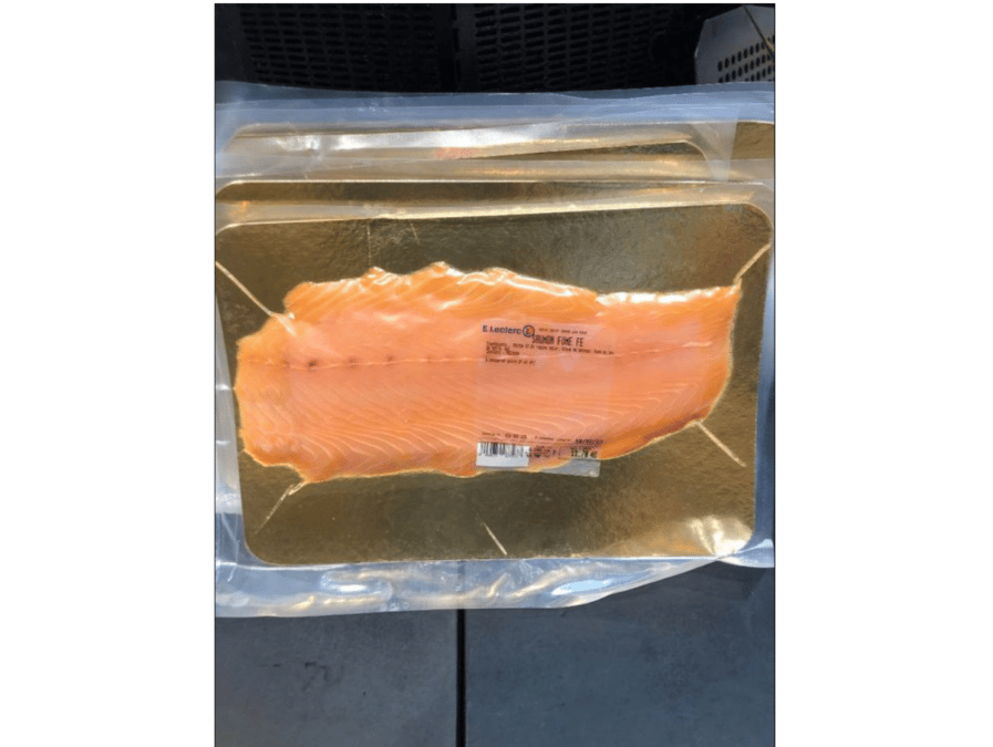 Rappel produit Leclerc attention, danger avec le saumon fumé sous vide