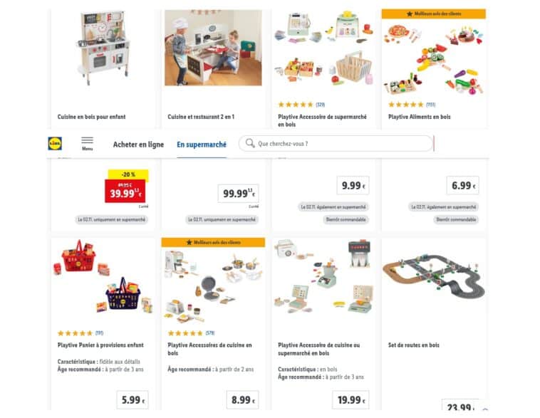 catalogue jouet bois Lidl