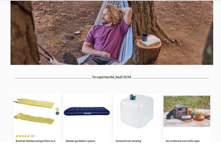 catalogue maison et camping Lidl