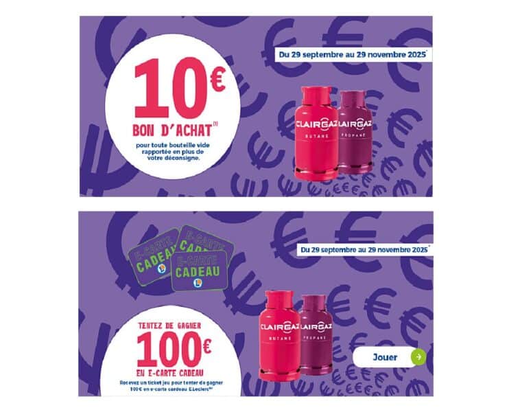 Jeu Clairgaz Leclerc