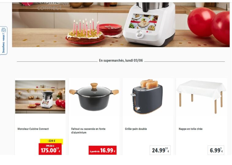 catalogue cuisine lidl