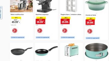 Catalogue cuisine Lidl juillet 2024