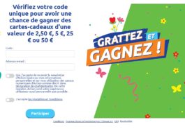 Jeu Action "grattez et gagnez"