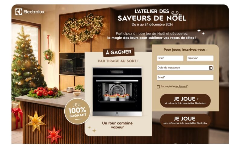 jeu de Noël Electrolux