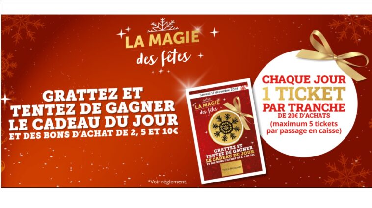 Jeu Magasins U "la magie des fêtes"