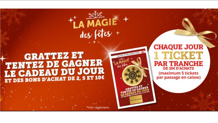 Jeu Magasins U "la magie des fêtes"