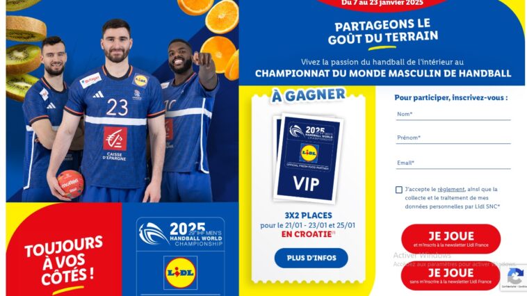 Jeu Lidl Men IHF Mondial 2025