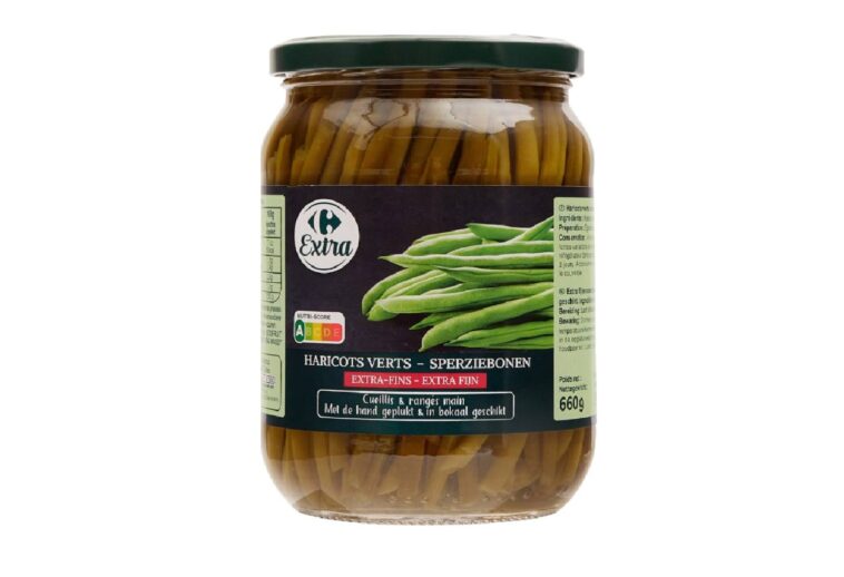 Rappel de bocaux de haricots verts chez Carrefour