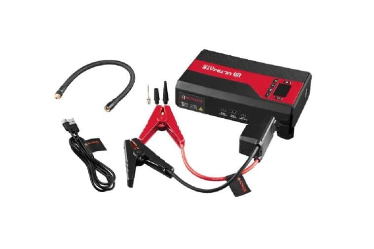 batterie externe Lidl powerbank avec compresseur