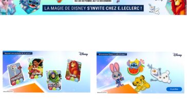 Jeu Disney Leclerc