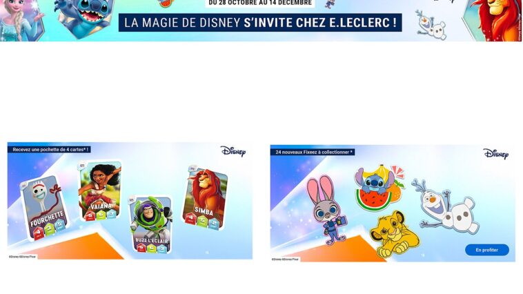 Jeu Disney Leclerc