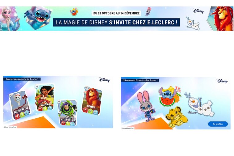 Jeu Disney Leclerc