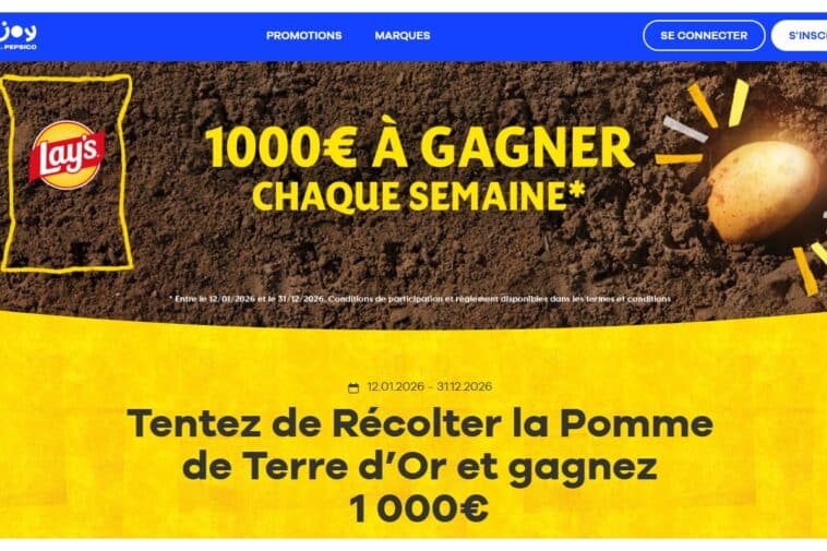Jeu Pomme de Terre d'Or Lay's
