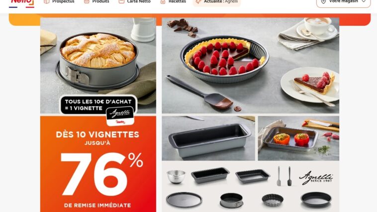 Opération vignettes Netto Agnelli