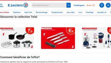 Opération vignettes Tefal Leclerc