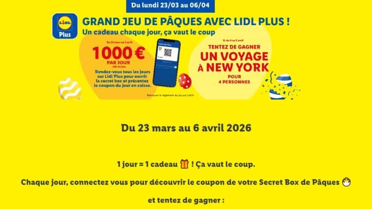 Grand jeu de Pâques Lidl Plus 2026