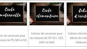 les cahiers de vacances gratuits Editions Rosace