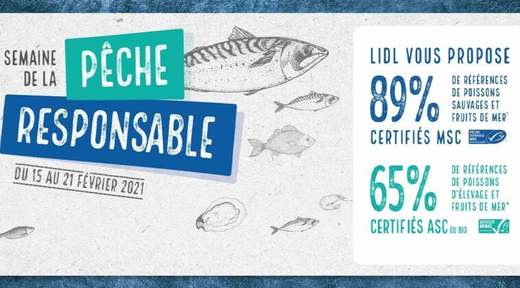 Semaine de la peche responsable LIDL du 15 au 21 fevrier